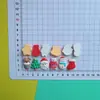 Acessórios Série Natal Sino Alce Floco de Neve Cola Cremosa Joias DIY Grampo de Cabelo Adorno de Cabeça Acessórios de Resina DIY Atacado