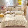 Conjunto de cuatro piezas de algodón floral Ins, nuevo estilo 2025, sábanas, fundas de edredón, juego de tres piezas para dormitorio, ropa de cama, 4