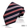 Corbata Rayada para Hombre Camisa Profesional de Negocios de Alta Gama Azul Azul Marino Anudada a Mano Corbata de 8cm Shengzhou Lista para Enviar