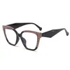 Gafas de Sol de Moda Transfronterizas Europeas y Americanas para Mujer, Gafas de Sol Tachonadas Versátiles de Moda, Gafas con Bloqueo de Color y Luz Azul para Hombre