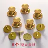 Broche de Joyería Universal Accesorios Hechos a Mano DIY Tapa de Cabeza Plana Hebilla de Goma Hebilla de Mariposa Pin de Espina para Caballo Insignia Hebilla de Repuesto