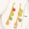Banho de Ouro Real 18K Corrente de Extensão Estilo Chinês Ouro Antigo Gotejamento de Óleo Corrente de Conexão para Pulseira Colar Acessórios DIY Acessórios