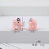 Acessórios de resina desenhos animados tridimensional mini pequeno animal mão diy creme cola caso de telefone móvel patch micro ornamentos de paisagem