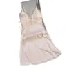 Camisola de Seda Gelo para Mulheres com Bojo, Pijama Feminino Estilo Princesa Doce e Sexy de Verão, Roupa de Casa Fina e Confortável