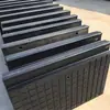 Placa de amortecimento de borracha, folha protetora absorvente de choque e redutora de ruído para equipamentos, placa de travessia de borracha resistente ao desgaste e antienvelhecimento de alta resistência para uso em mineração