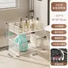 Estante de almacenamiento para baño, carrito multicapa para baño, inodoro y lavabo, estante de almacenamiento para detergente de lavandería para balcón y al lado de la lavadora