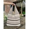 Nova bolsa de tricô bolsa de grande capacidade bolsa feminina de alta qualidade nicho versátil bolsa de ombro tote bolsa de palha bolsa de lã feminina bolsas