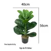 Atacado de fábrica de plantas verdes artificiais, árvore ficus, plantas em vaso de chão, decorações de plantas falsas para interior, decoração de sala de estar, decoração de exterior