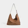 Bolsa Tote de Ombro Único Macia e Espaçosa Outono/Inverno 2026 Nova Tendência Versátil Bolsa Transversal Sensação de Luxo Bolsa de Axila
