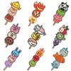 Parches Bordados Lindos y Adorables de Espino Recubierto de Azúcar, Parches Bordados de Animalitos y Sushi de Frutas, Reparación de Agujeros en Ropa Infantil