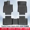 Adecuado para Toyota Crown Signia 2025-2026 Material 3D para Todo Clima Tapetes de Piso TPE