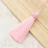 Borlas de 10 cm de grosor, borlas de gorro de piña, caja de regalo con colgantes de cuentas, colgantes de abanico de cortina estilo antiguo, adornos colgantes decorativos