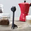 Colher de Café Criativa em Formato de Girafa Desenho Animado Fofa Colher Dosadora Quantitativa de Pó de Grão de Café Plástico Pequena Colher