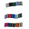 Hebillas de zapato coloridas de aluminio anodizado, sin cordones, hebillas de cordón fáciles de usar para zapatillas, hebillas de perilla de metal estilo dopamina
