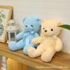Fábrica atacado cor urso casamento garra boneca de pelúcia boneca de brinquedo boneca fita lenço colarinho urso
