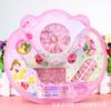 Collar de uñas con diseño de sirena de Sofía para niños, pegatinas para uñas seis en uno, pegatinas de diamantes