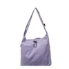 Bolso de Hombro con Cordón de Gran Capacidad Distintivo para Mujer 2024 Nuevo Bolso Tote Casual Japonés Bolso Cruzado Simple para Estudiante Universitario