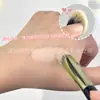 Pincel de Corretivo Cônico Triangular de Alto Brilho para Cobrir Marcas de Acne, Olheiras e Sulcos Lacrimais, Pincel de Detalhe Preciso para Iluminar, Pincel de Maquiagem
