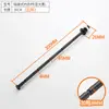 Suporte de cartão de parede para loja de lingerie tubo quadrado prateleira de lingerie haste de suspensão haste de lingerie ouro rosa preto titânio dourado gancho de sutiã conta