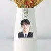 Zhou Keyu Acrílico Blanco Llavero de Doble Cara Soporte para Ventilador Colgante para Bolsa Colgante para Mochila Artículos de Celebridad Diseño Personalizado