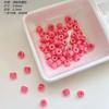 10g 6mm pequeno cilíndrico cor Pier acrílico frisado diy artesanal jóias celular corrente bolsa acessórios material