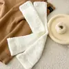 Calcetines altos de forro polar de coral para rodillas, venta al por mayor, transfronterizos, gruesos, cálidos para el frío, calcetines largos para dormir hasta la rodilla