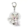 Postura Sentada Estilo Kimetsu no Yaiba Mercancía Máscara de Nezuko Pendientes de Kamado Tanjirou Modelo de Arma Colgante Sin