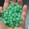 DIY 6*8mm 50g Cuentas Barril, Cuentas Tambor, Jade Imitación, Jade Nieve, Cuentas de Vidrio para Rezar, Accesorios para Pulseras y Collares, Cuentas Sueltas de Vidrio