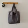 Bolsa de Cordón de Color Sólido a la Moda, Bolsa de Compras Ecológica, Bolsa de Almacenamiento Plegable Portátil para Viajes, En Stock