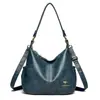Bolso Transfronterizo para Mujer 2025 Nuevo de Gran Capacidad Portátil para Hombro Moda Bolso Cubo Bolso Cruzado Texturizado Retro