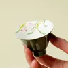 Ino Kuisong Lago Polvo de Piedra Orquídea Alto - Taza de Maestro, Estilo Fresco Pequeño Cerámica Kung Fu Juego de Té, Taza para Beber Té, Taza de Maestro, Taza de Té