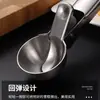 Cuchara retráctil para helado de acero inoxidable 304, cuchara para postres de repostería, cuchara para helado, fruta, sandía al por mayor