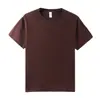 Camiseta de Algodão Pesado de Manga Curta para Homens e Mulheres 210g Cor Sólida Solta Verão Camiseta Branca Masculina Camiseta de Meia Manga