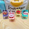 Broche Pingente Série Natalina Desenho Animado Boneca Boneca Bolsa Mochila Chaveiro Pequena Bolsa de Pelúcia Pendurada Venda por Atacado