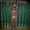 Adwysd Sempre Faça o Que Você Deve Fazer Calça de Moletom Básica de Veludo Sun Roll Inverno
