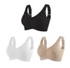 Sujetador Seamless Cruzado Ajustable para Mujeres con Busto Grande, Minimizador de Apariencia, Anticaída, Copas Completas, Sujetador para Recoger el Pecho Lateral