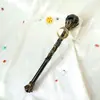 Artesanía hecha a mano transfronteriza, varita mágica de obsidiana de piedra cruda de cristal natural, decoración de varita mágica de Halloween hecha a mano