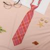 Corbata pequeña JK para mujer, estilo universitario, a cuadros, uniforme japonés holgado para hombres y mujeres, estudiantes, camisa, corbatas cortas de moda