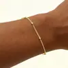 Pulsera Transfronteriza de Acero Inoxidable Europea y Americana Moda Simple Versátil Regalo de Amistad Fiesta Festiva Regalo de Cumpleaños Joyería para Mujeres