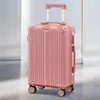 Maleta de Ruedas para Estudiantes Mujeres, Maleta con Candado de Contraseña, Maleta de Viaje de Gran Capacidad, Equipaje de Mano Estilo Coreano para Hombres, Maleta Ligera con Ruedas Universales