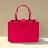 Bolsa de fieltro publicitaria personalizada, logo personalizado, bolso de gran capacidad, bolso de hombro tipo tote, bolsa de compras, bolsa de regalo