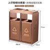 Bote de Basura para Vestíbulo de Hotel Vertical Acero Inoxidable Comercial Entrada de Elevador Cuadrado Cenicero Oficina de Ventas Caja Peel Venta al Mayoreo
