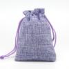 Saco de algodão e linho para atacado, saco pequeno com cordão, bolsa para joias com conta de placa de bodhi, bolsa de joias, venda direta, item popular transfronteiriço
