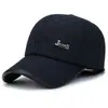 Gorra de béisbol de lana para hombres de mediana edad y ancianos, gorro cálido de otoño e invierno para papá y abuelo, con forro polar, gorra de pico engrosada y protectora para los oídos