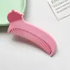 Pinza para el pelo de peine de color liso simple para arreglar y peinar el cabello perezosamente, pinza para flequillo, pinza para la parte alta de la cabeza, peine de viaje portátil