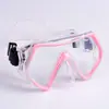Óculos de mergulho transfronteiriços para adultos, máscara de snorkel e mergulho, conjunto de silicone PVC, miopia, visão ampla, atacado