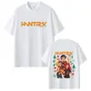 Tamanho Europeu TransfronteiriçoCamiseta Kpop Caçador de Demônios Rumi Mira Zoey Camiseta Gráfica para Homens e Mulheres Natal