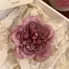 Pinza para el cabello con flor de peonía antigua de alto valor, nueva, con clip lateral de hada, tocado con flores, accesorios de ambiente, accesorios para el cabello con foto