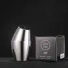 Juego de coctelería profesional 304 con vaso y coctelera Boston americana.