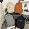 Mochila Casual Ligera Bolsa de Viaje Portátil para Exteriores Bolsa para Deportes Senderismo Montañismo Color Sólido Simple Casual Mochila Escolar